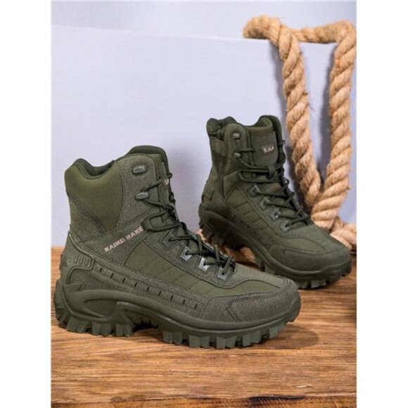 Men's Tactical Boots Military Combat Boots Hiking - Picture 3 of 11